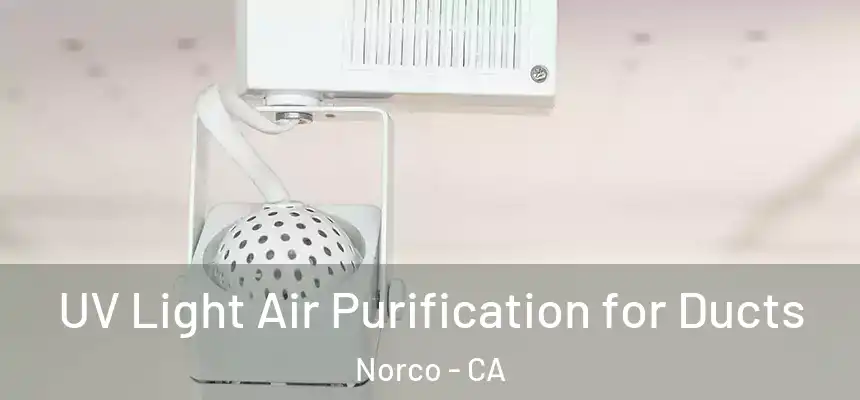 UV Light Air Purification for Ducts Norco - CA